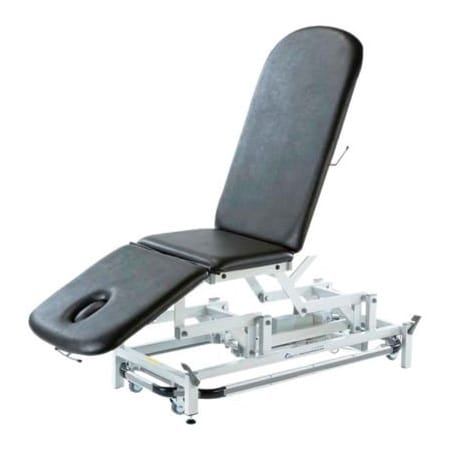 Fabrication Enterprises Electric Hi-Low Treatment Table with Foot Bar, 3-Section, 77"L x 28"W x 18" - 39"H 15-1681